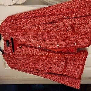 Talbots size 20W red tweed jacket